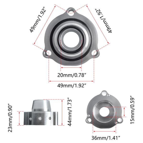 Wastegate dræn adapter til Volkswagen Audi tfsi Golf fsit motor