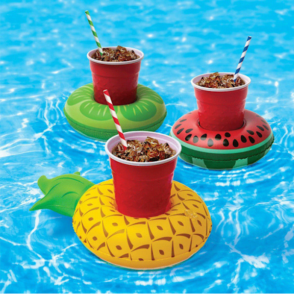 3-pack Gröna Vattenmelonburk Hållare Pool