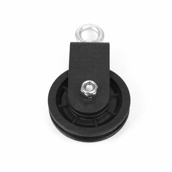 1PC Swivel Pulley Block, Single Pulley Block med U-formad montering