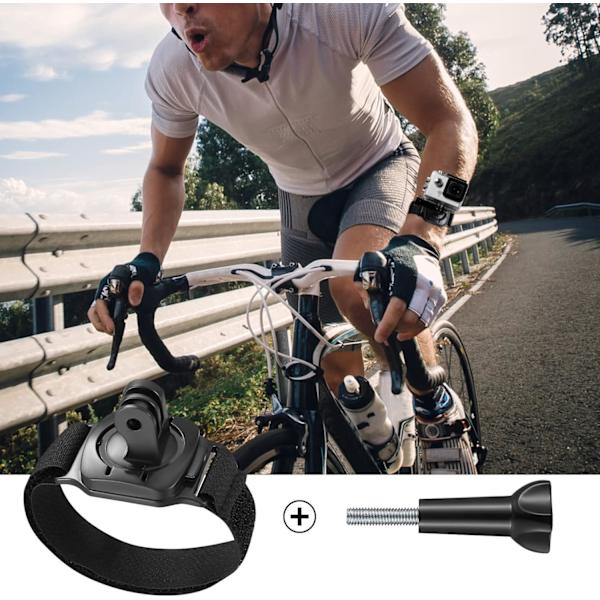 Yhteensopiva GoPro 9-in-1 -lisävarustepaketin kanssa, rintavaljaat, pää