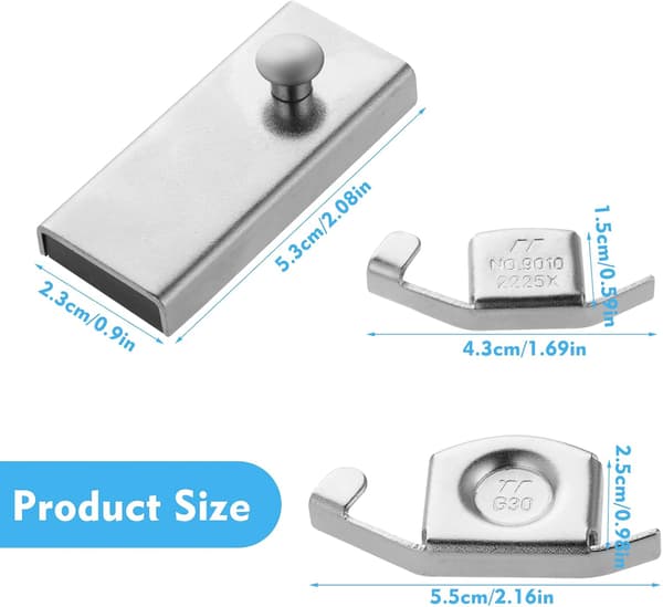 Magnetisk symaskineguide, 3 stk. symaskineguide magneter