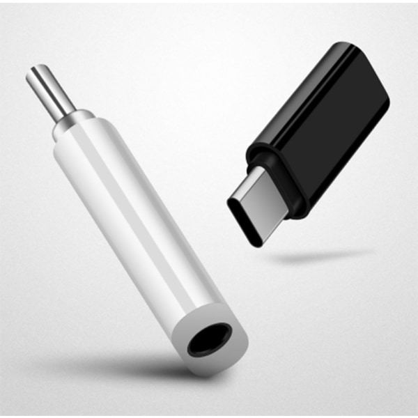 Usb C til 3,5 mm hodetelefonadapter Type-c hodetelefonkontakt Digital Au