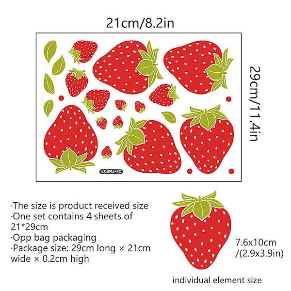 (21*29cm) Veggklistremer Planter Og Blomster Til Den Japanske Stilen W