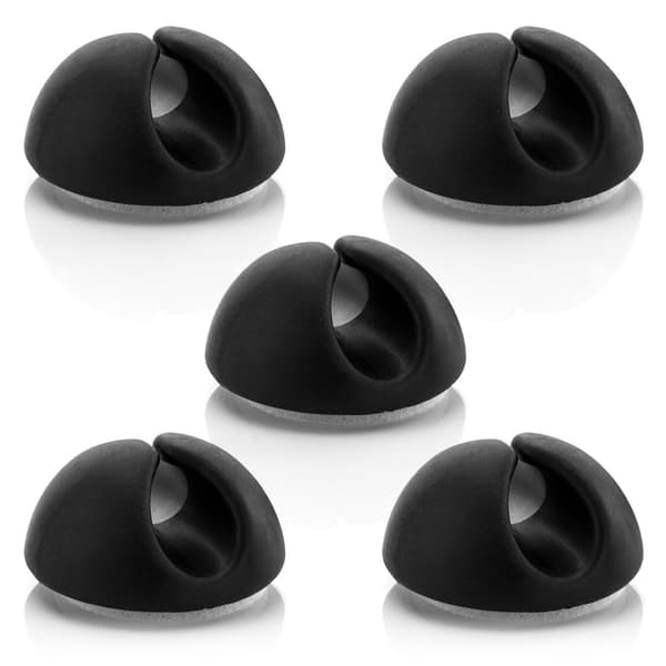 5x Kabelklips Kabelholder Kabelhåndtering Kabelmontering Kabel O