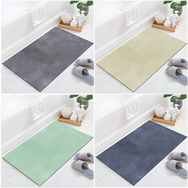 [Beige/40X60cm] Kylpyhuoneen lattiamatto, kodin wc-matto, ovi matto