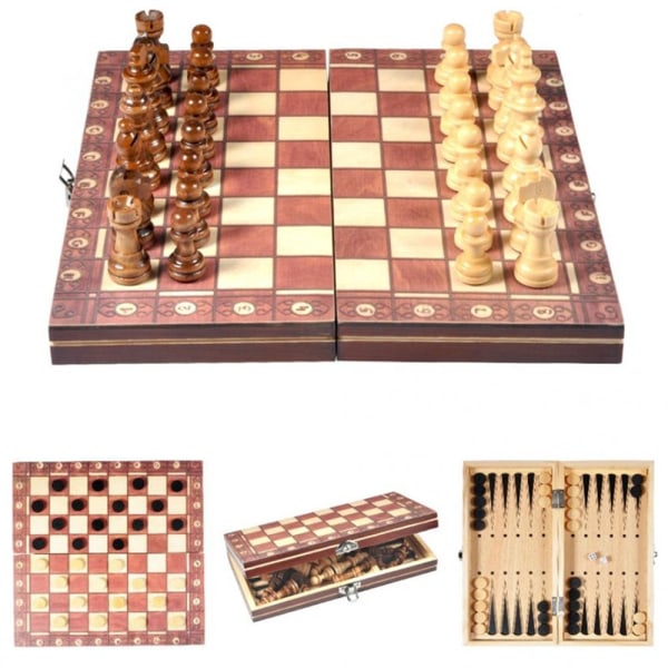 Handmade Wooden Professional Chess SENATOR 40x40 cm 2 players