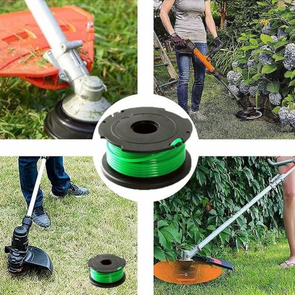 6 stk. Green Line spoler til Black & Decker buskrydder GL7033 GL80