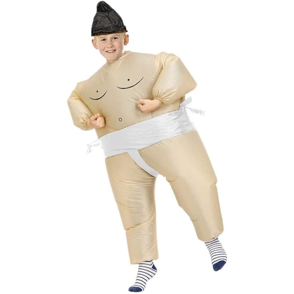 Sumo-kostyme (S/Sumo) Oppblåsbar Halloween Karneval Fest for Voksne