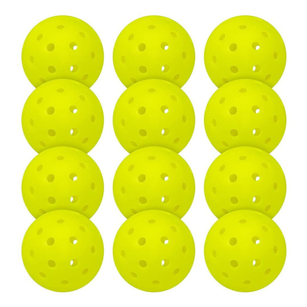 12 st 74MM 40 hål utomhus Pickleball Pickleball