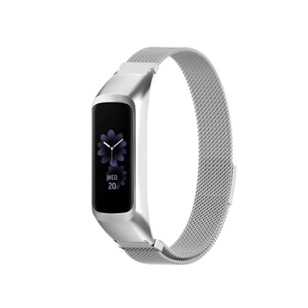 Silver 18mm Genomtänkt klockarmband i rostfritt stål