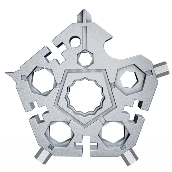 Silver Snowflake Multitool Presenter för män 23 i 1 Multi Tool Stain