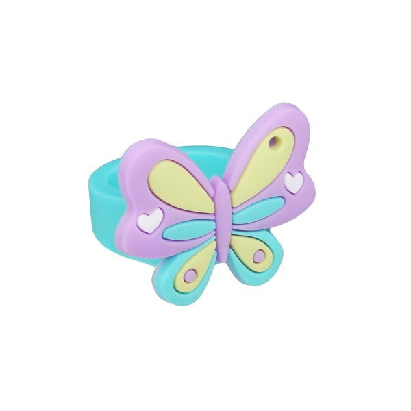 5pcs Cute Girls Rings - Cute Butterfly Rings - Princess Costumes