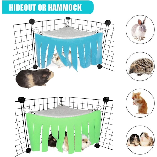 2 kpl Pieni Eläin Riippumatto Teltta Hamsteri Teltta Lemmikkieläinten Riippumatto Piilotettu H