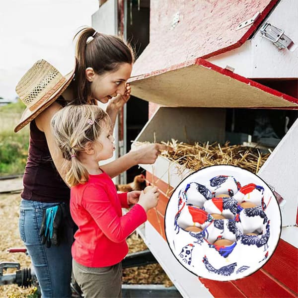 Eggsamlekurv, Mini kylling eggkurv, Eggsamlekurv