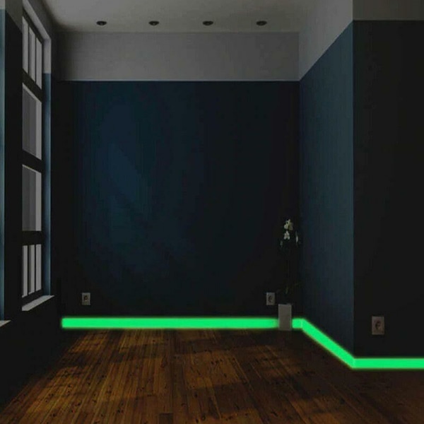 3 meter fluorescerande tejp, grön, 2 cm <p>Rullen med säkerhetstejp