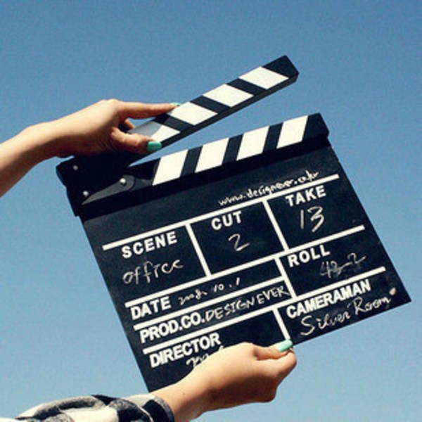Musta elokuvan clapperboard Hollywood-elokuvan clapperboard-kohtaus Dekor