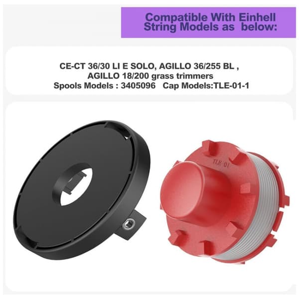 Spoler kompatible med Einhell GE-CT 36/30Li E buskrydder,