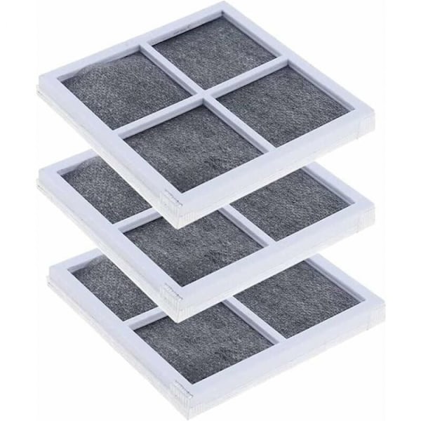 3 stk. kjøleskapsluftfilter, erstatningsfilter for frisk luft, for