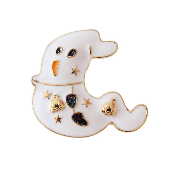 1 kpl Katseenvangitseva Hieno Ihastuttava Söpö Halloween-rintakoru Aave Bro