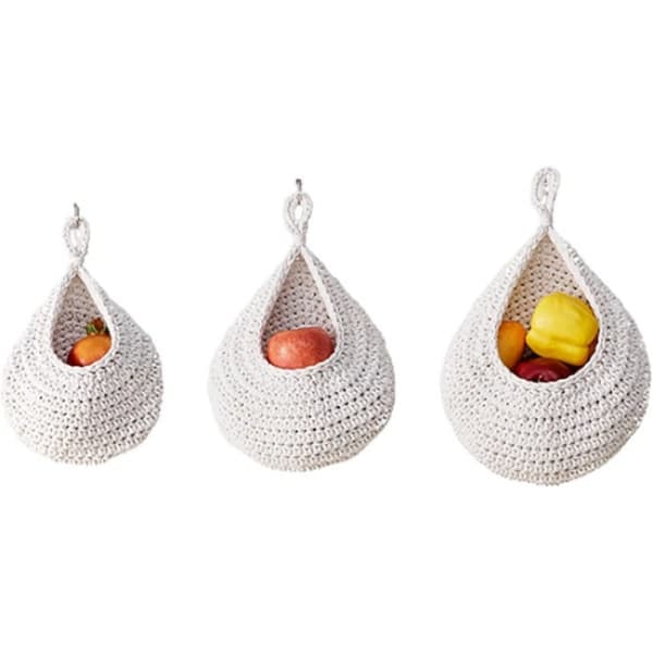 3PCS Väggmonterad Organizer Hängande Förvaringsväska Förvaring