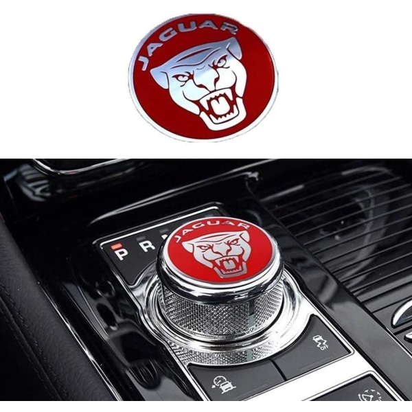 Enamel Jaguar Red Jaguar Tuning Vaihteenvalitsimen Trimmi Tarra XF XE