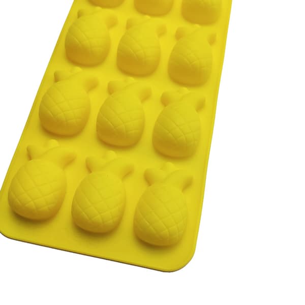 Silikon isform bricka Jordgubbe/ananas formad form Lätt att