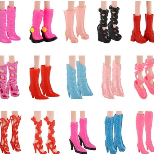 118 delar Barbie accessoarer leksaker DIY materialpaket docka c