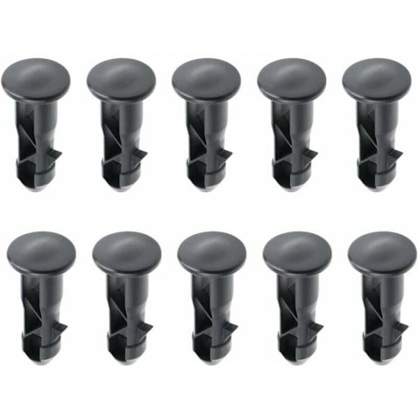 65 x18mm Pack of 10 Black Plastic Wheelie Bin Lid Hinge Pins for