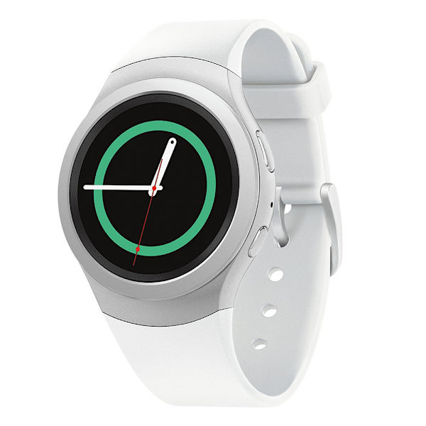 Vit Fantek-band för Samsung Gear S2 - Mjukt silikon i sportdesign