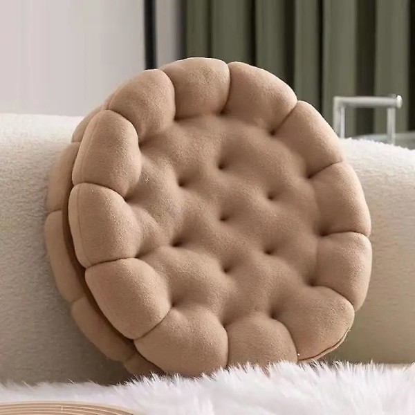 Almond Sandwich-35cm Simulert Sandwich Biscuit Pude Sofa Pude