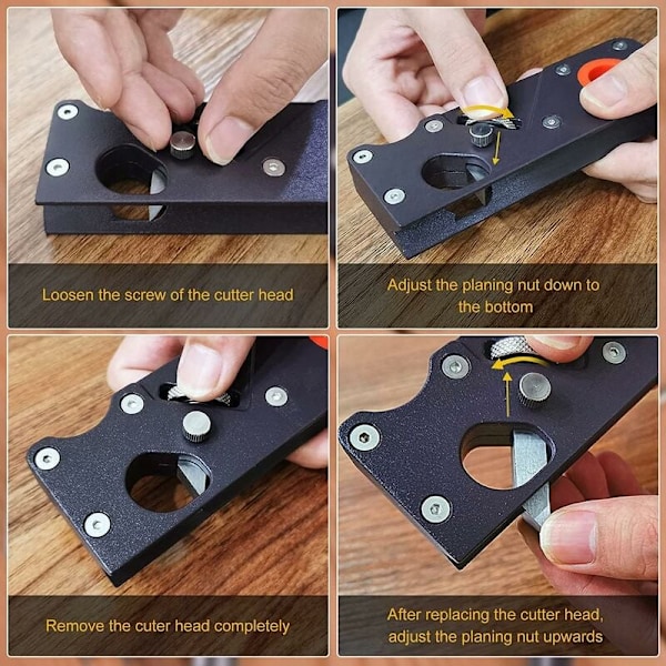 Avfasingsplan, håndplan, brukt for avfasing og trimming (7