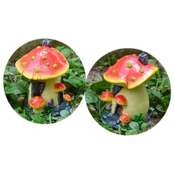 Soppfehusstatue miniatyr fehage terrarium ny