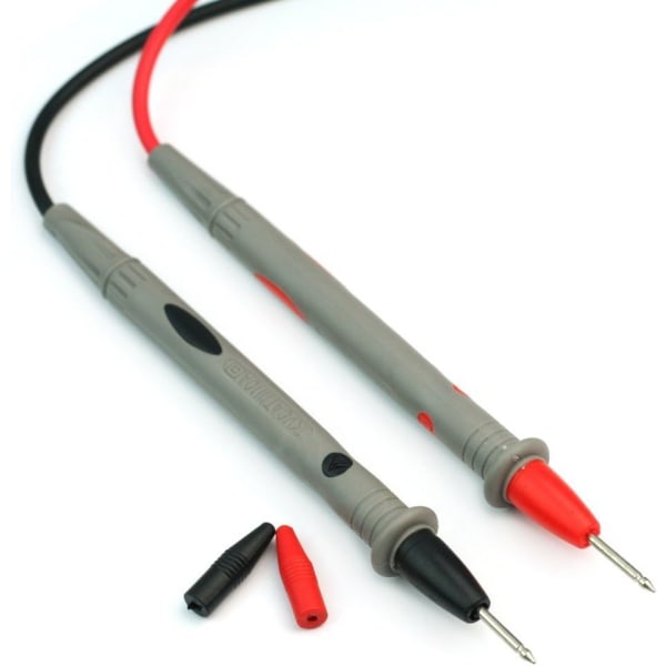 2 stk. Digitalt Multimeter Ledning Prøve Tester Kabel 1000V 10A