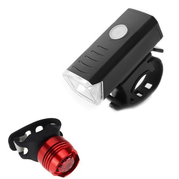 USB-oppladbar sykkellykt, frontlykt for sykkel, 4 lysmoduser