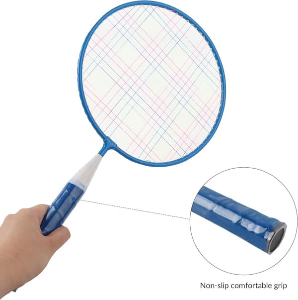 Badmintonsett for barn, 1 par lette badmintonracketer for barn