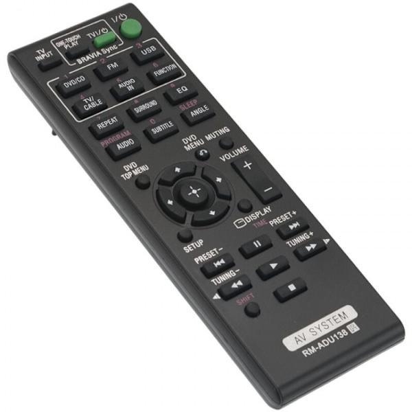 Adu138 Ersättningsfjärrkontroll Passar AV-system DAV-TZ145 HBD-TZ140