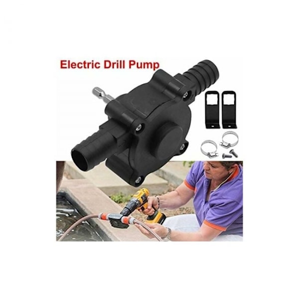 Elektrisk drillpumpe, vannpumpe mini hånd elektrisk drillpumpe Por