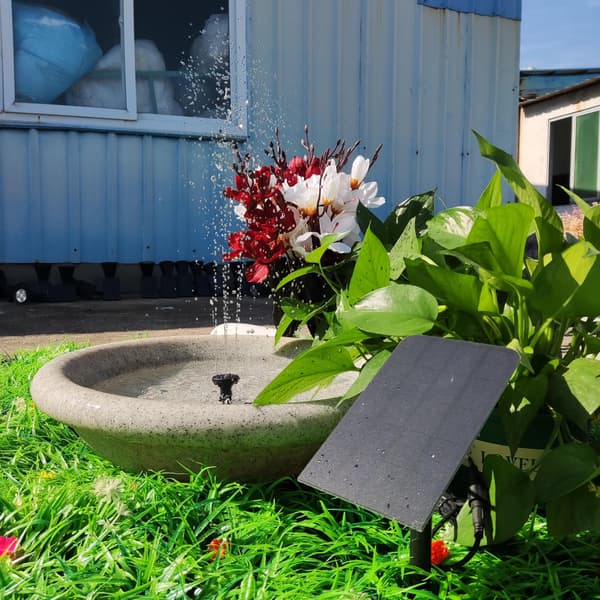 Solardriven vattenpump för utomhusfontän, 2,5 W solvattenpump för