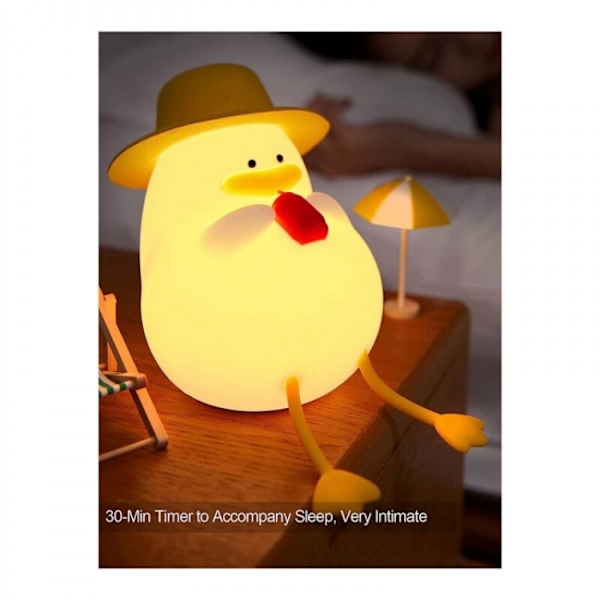 Silikone nattelys til børn, sød dæmpbar silikone lampe til så