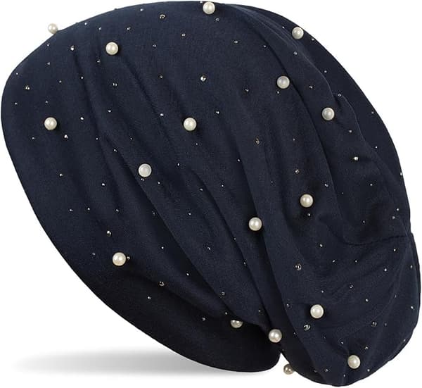 Mössor med pärlor och strass, mjuk mössa, unisex
