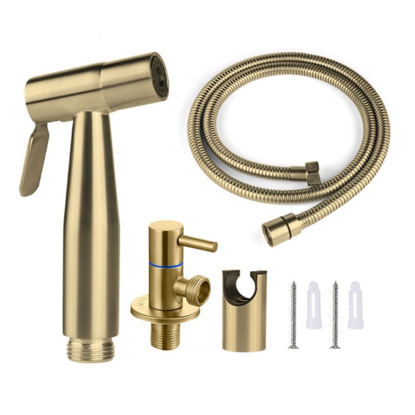 Toalett Spray Spray Bidet Spray 150 cm, gullfarge