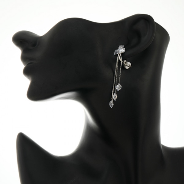Clip-on örhängen utan hål Clip-on örhängen för kvinnor Cubic Zirconia Cry
