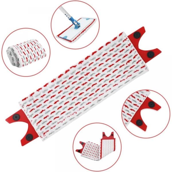 3 stycken mopp-påfyllningar för Vileda Mikrofibermopp-kit, för Vileda Ultramax-mopp/