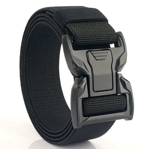 Herrar Jeans Väska Bälte - Svart, Spänne Vävd Elastisk Band, Vävd Bälte