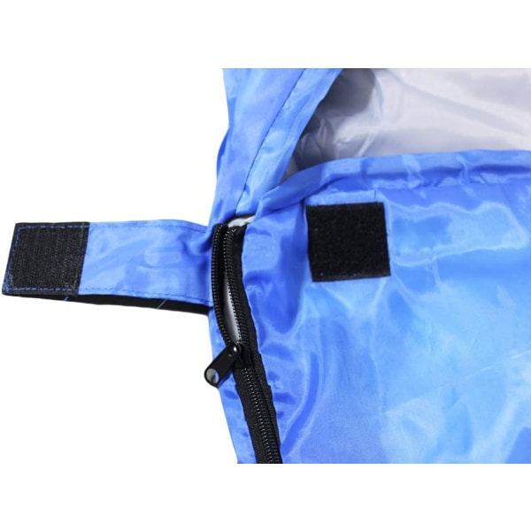 Blå - Vattentät rektangulär sovsäck med kompressionssäck,