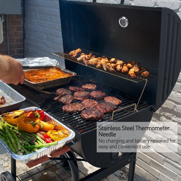 Hermometer til grill i rustfrit stål - grilltermometer til grill