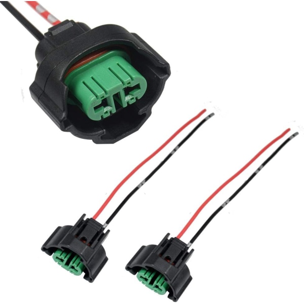 2 x H8 Honkontakter för LED-dimljuskabel