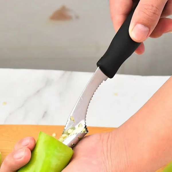 Barbecue rustfrit stål Chili Pepper Corer Jalapeno Pepper