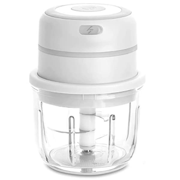 Elektrisk Mini Mathakker, Mini Hvitløkshakker Mini Foodprosessor