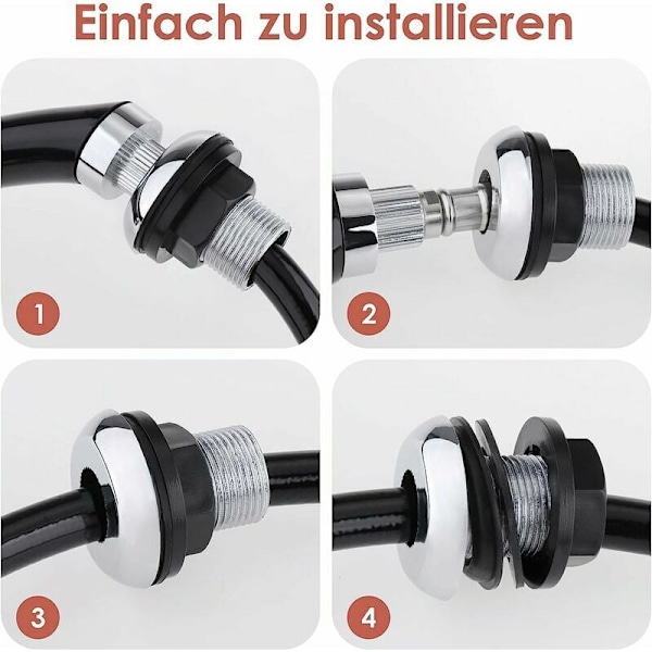 Handduschhuvud (med handfatsslang)